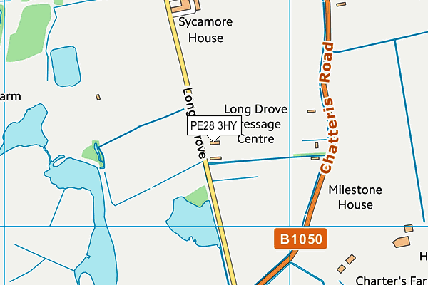 PE28 3HY map - OS VectorMap District (Ordnance Survey)