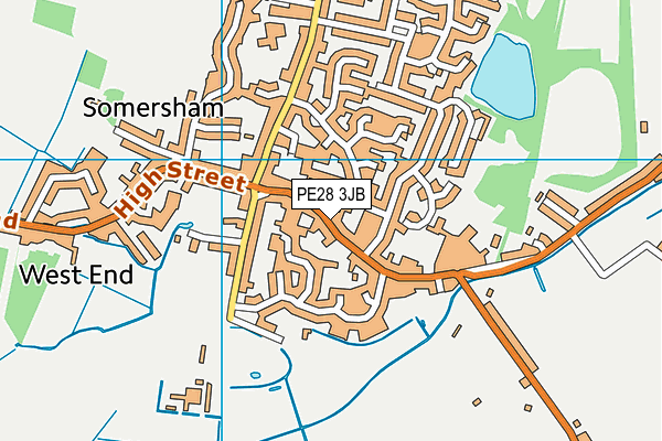 Map of SOMERSHAM GRANGE LIMITED at district scale