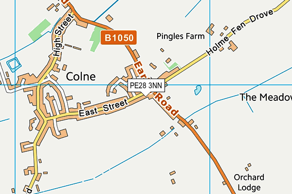 PE28 3NN map - OS VectorMap District (Ordnance Survey)