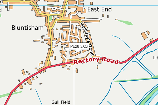 PE28 3XQ map - OS VectorMap District (Ordnance Survey)