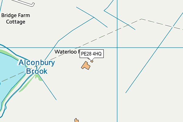 PE28 4HQ map - OS VectorMap District (Ordnance Survey)