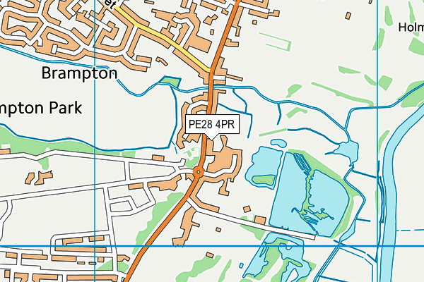 Map of CAMBRIDGE COURT (ST. NEOTS) LIMITED at district scale