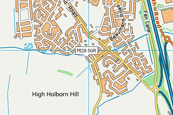 Map of HOLBORN CONSULTANCY SERVICES LIMITED at district scale
