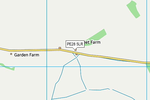 PE28 5LR map - OS VectorMap District (Ordnance Survey)