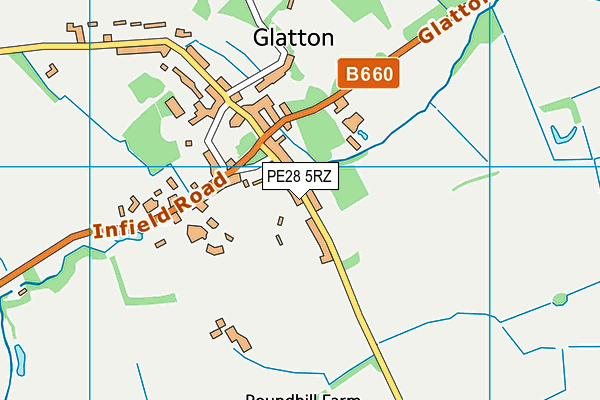 Map of GLATTON HALL ESTATES LIMITED at district scale