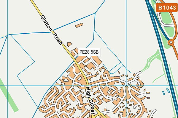 Map of HUNTINGDON VAN HIRE LTD at district scale