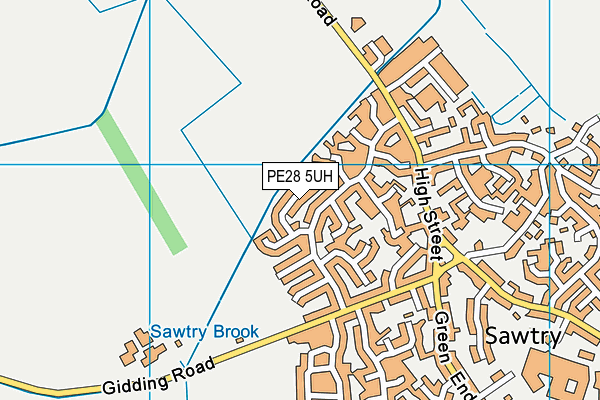PE28 5UH map - OS VectorMap District (Ordnance Survey)