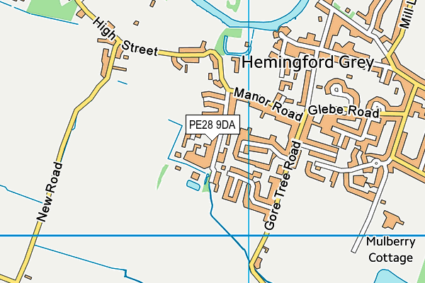 Map of HEMINGFORD ASSOCIATES LTD at district scale