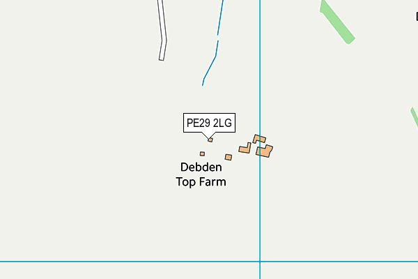 PE29 2LG map - OS VectorMap District (Ordnance Survey)
