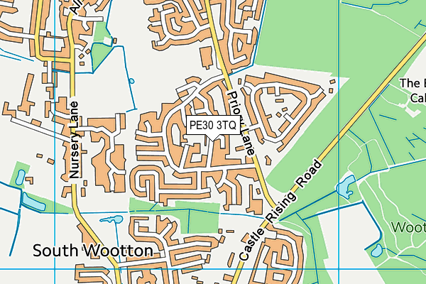 PE30 3TQ map - OS VectorMap District (Ordnance Survey)