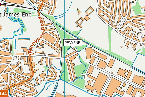 PE30 5NR map - OS VectorMap District (Ordnance Survey)