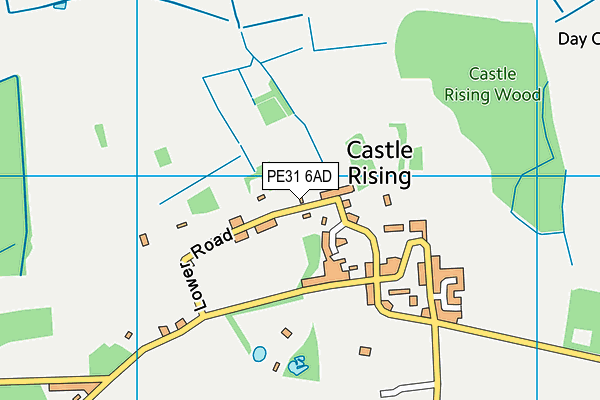 PE31 6AD map - OS VectorMap District (Ordnance Survey)