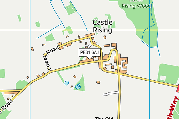 PE31 6AJ map - OS VectorMap District (Ordnance Survey)