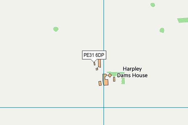 PE31 6DP map - OS VectorMap District (Ordnance Survey)