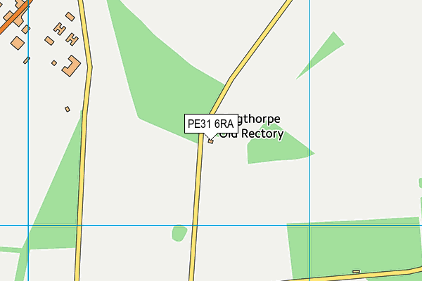 PE31 6RA map - OS VectorMap District (Ordnance Survey)