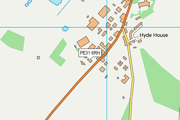 Bircham Newton Training Centre map (PE31 6RH) - OS VectorMap District (Ordnance Survey)