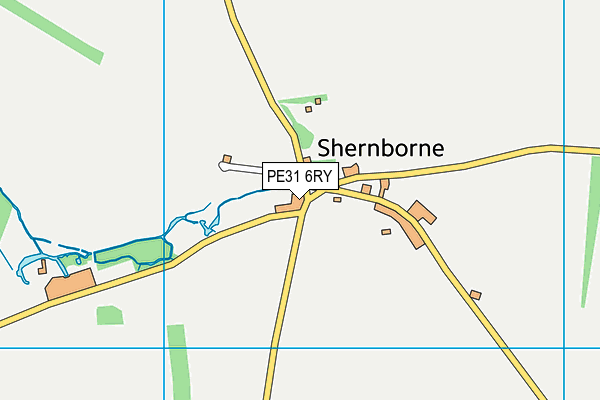 PE31 6RY map - OS VectorMap District (Ordnance Survey)