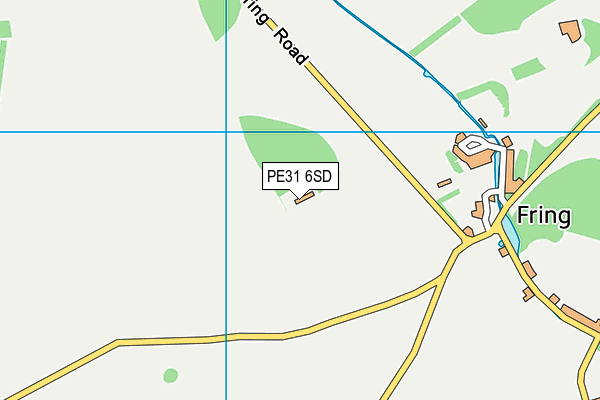 PE31 6SD map - OS VectorMap District (Ordnance Survey)