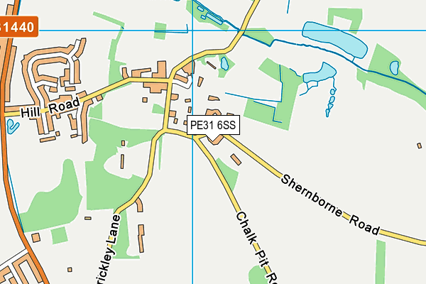 PE31 6SS map - OS VectorMap District (Ordnance Survey)
