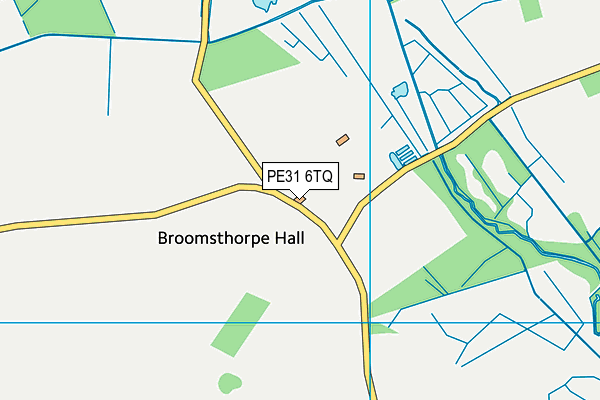 PE31 6TQ map - OS VectorMap District (Ordnance Survey)