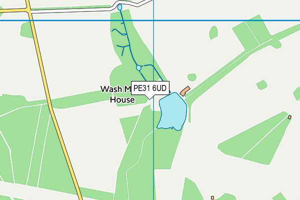 PE31 6UD map - OS VectorMap District (Ordnance Survey)