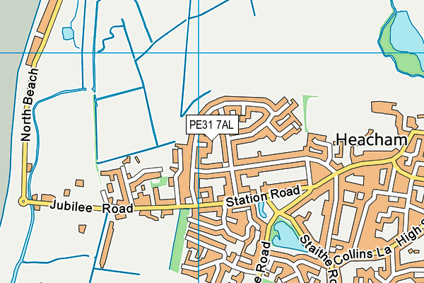 PE31 7AL map - OS VectorMap District (Ordnance Survey)