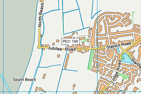 PE31 7AR map - OS VectorMap District (Ordnance Survey)