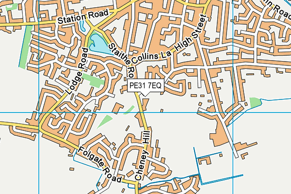 PE31 7EQ map - OS VectorMap District (Ordnance Survey)