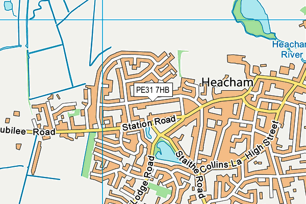 PE31 7HB map - OS VectorMap District (Ordnance Survey)