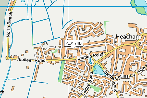 PE31 7HD map - OS VectorMap District (Ordnance Survey)