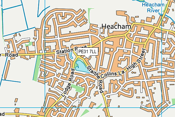 PE31 7LL map - OS VectorMap District (Ordnance Survey)