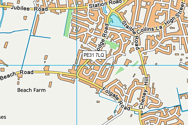 PE31 7LQ map - OS VectorMap District (Ordnance Survey)