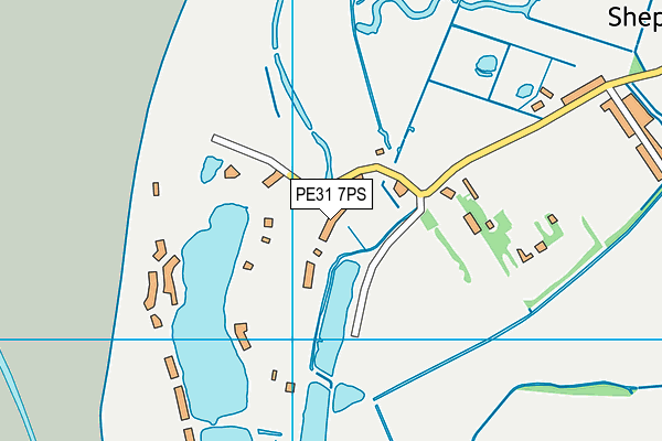 PE31 7PS map - OS VectorMap District (Ordnance Survey)
