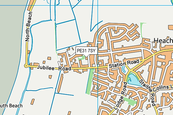 PE31 7SY map - OS VectorMap District (Ordnance Survey)