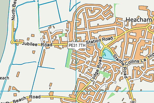 PE31 7TH map - OS VectorMap District (Ordnance Survey)