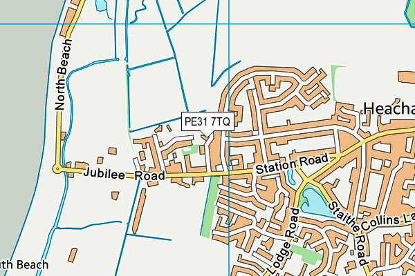 PE31 7TQ map - OS VectorMap District (Ordnance Survey)