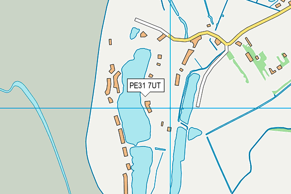 PE31 7UT map - OS VectorMap District (Ordnance Survey)