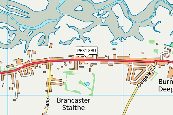 PE31 8BU map - OS VectorMap District (Ordnance Survey)