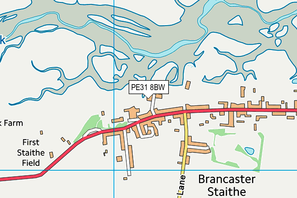 PE31 8BW map - OS VectorMap District (Ordnance Survey)