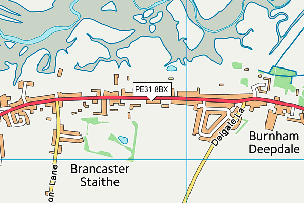 PE31 8BX map - OS VectorMap District (Ordnance Survey)