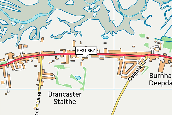 PE31 8BZ map - OS VectorMap District (Ordnance Survey)