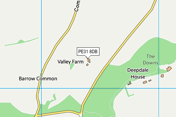 PE31 8DB map - OS VectorMap District (Ordnance Survey)
