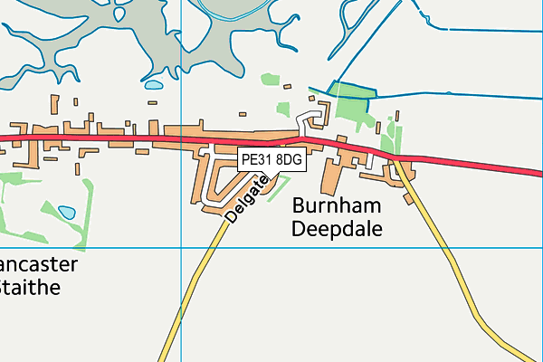 PE31 8DG map - OS VectorMap District (Ordnance Survey)