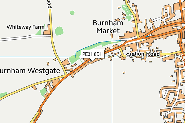 PE31 8DH map - OS VectorMap District (Ordnance Survey)