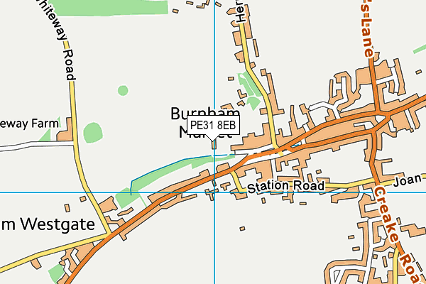PE31 8EB map - OS VectorMap District (Ordnance Survey)