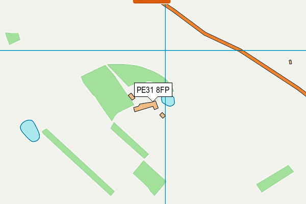 PE31 8FP map - OS VectorMap District (Ordnance Survey)