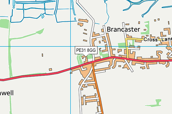 PE31 8GG map - OS VectorMap District (Ordnance Survey)