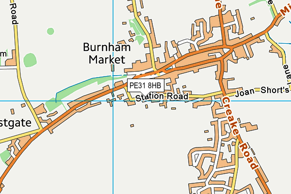 PE31 8HB map - OS VectorMap District (Ordnance Survey)