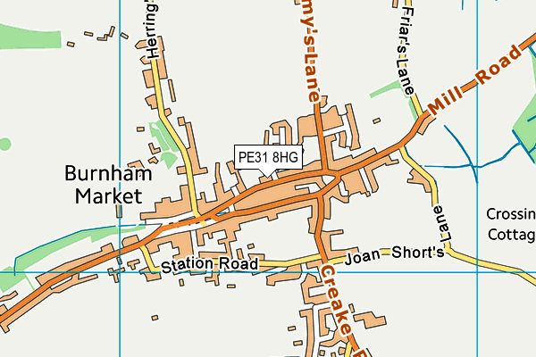 PE31 8HG map - OS VectorMap District (Ordnance Survey)