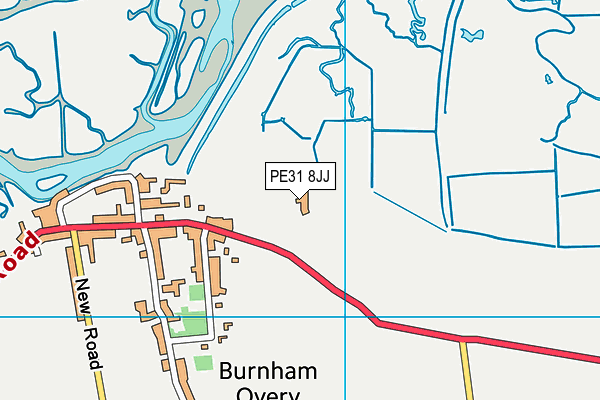 PE31 8JJ map - OS VectorMap District (Ordnance Survey)